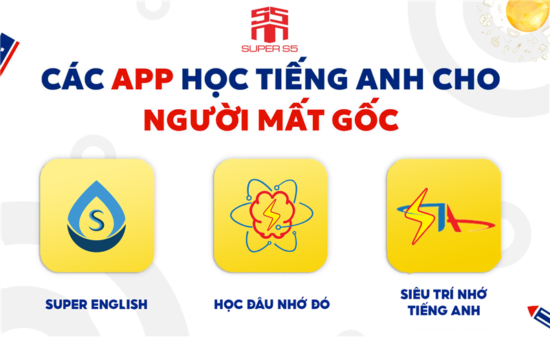 Ứng dụng học tiếng anh tốt nhất cho người mất gốc