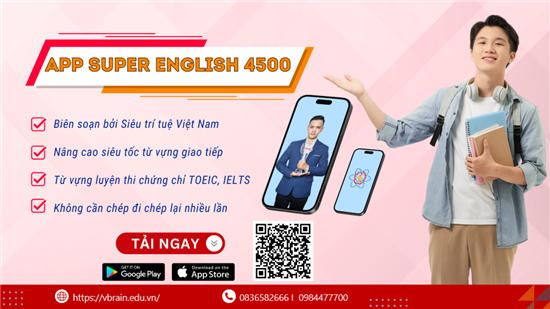 English Super Memory 4500 từ vựng
