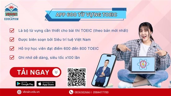 App 600 từ vựng Toeic
