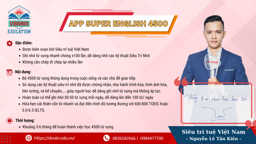 App Super English 4500