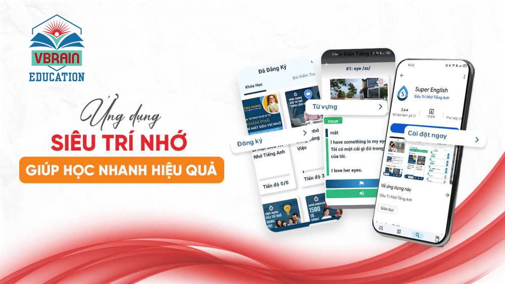 Ứng dụng siêu trí nhớ giúp học nhanh nhớ lâu hiệu quả